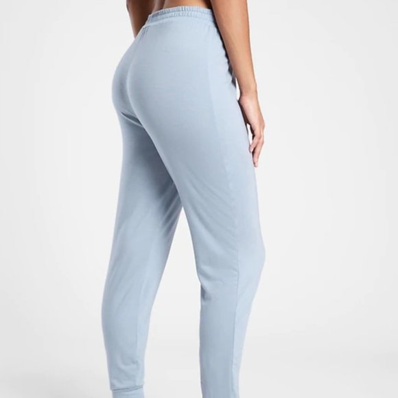 Athleta Nighttime Bliss Sleep Women's Jogger Light Blue Size 1X NWT - Picture 5 of 5